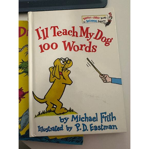 LOT x 7 Dr. Seuss Books Dictionary Big Dog One Fish Cat in Hat Wocket Pocket - Picture 8 of 16
